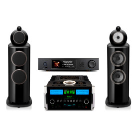 Mcintosh MA12000 + Aurender A15 Black + Bowers & Wilkins 802 D4