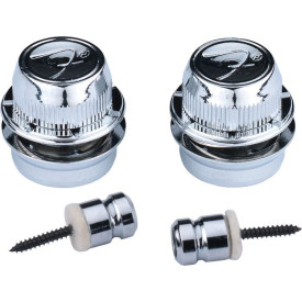FENDER STRAP LOCKS CHROME PAIR FSLC1