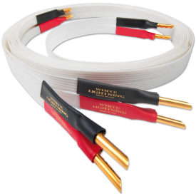 Nordost White lightning,2x2m is terminated with low-mass Z plugs