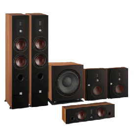 DALI Ikon 6 MK II set 5.1 light walnut