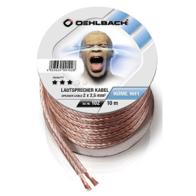 OEHLBACH Speaker Wire SP-25/1000 2x2,50mm clear spool, 10 м.