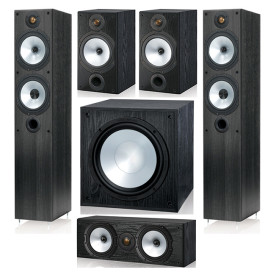 Monitor Audio MR4/MR2/MRcentre/MRW-10 set 5.1 Black