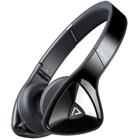 Monster DNA Neon On-Ear Headphones Black with Satin Chrome/Dark Grey