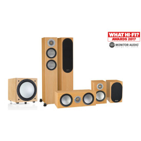 Monitor Audio Silver 200/50/centre150/W12 set 5.1 Natural oak
