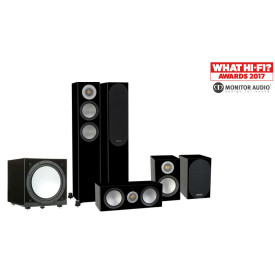 Monitor Audio Silver 200/100/centre150/W12 Black High Gloss