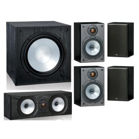 Monitor Audio MR1/MR1/MRcentre/MRW-10 set 5.1 Black