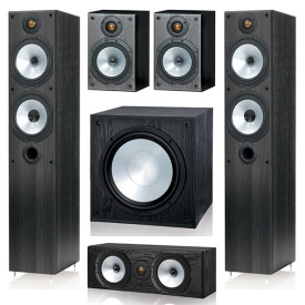 Monitor Audio MR4/MR1/MRcentre/MRW-10 set 5.1 Black