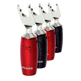 AUDIOQUEST spc 1007 Series Multi-Spade Silver set of 6