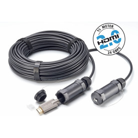 Inakustik Profi HDMI2 0 LWL 24Gbps gepanzert 15 m