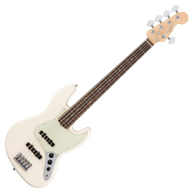 FENDER AMERICAN PROFESSIONAL JAZZ BASS V RW OLYMPIC WHITE
