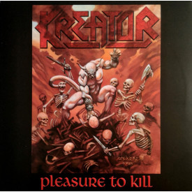 KREATOR - PLEASURE TO KILL 1986/2023 (NOISE116CLP, LTD., CLEAR WITH RED SPLATTER) NOISE/EU MINT (4050538870299)