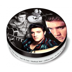 Retro Musique Elvis Presley - 8 Pieces Coaster Set With Real Vinyl Coasters