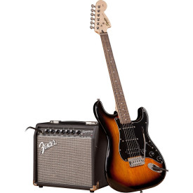 FENDER SQUIER STRAT PACK HSS BROWN SUNBURST