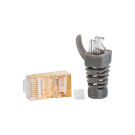 Supra RJ45 CAT 8 MALE ETHERNET PLUG BULK