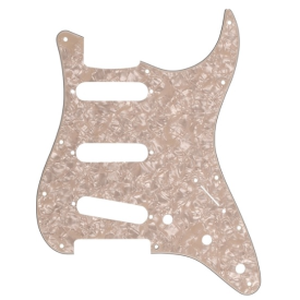 FENDER PICKGUARD FOR STRAT S/S/S Aged White Moto
