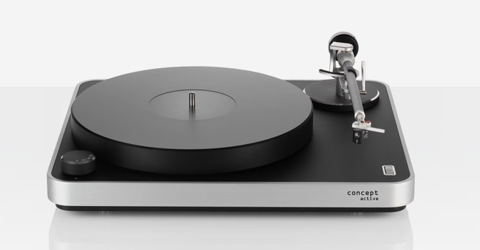 Clearaudio Concept Active (MM) Black with silver (all-in-one-system