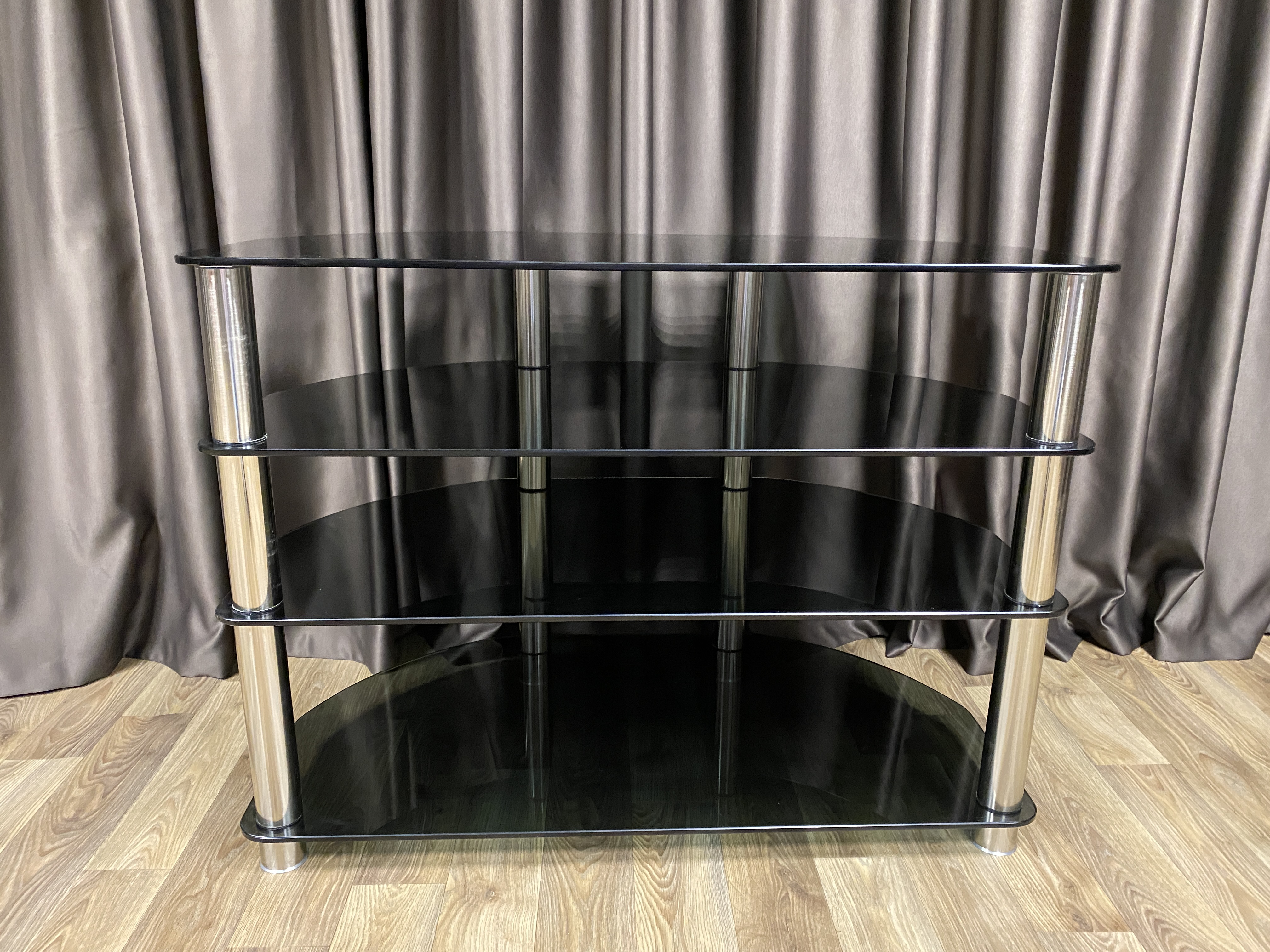 Titan - Elite TV stand 1004 (Black Glass)