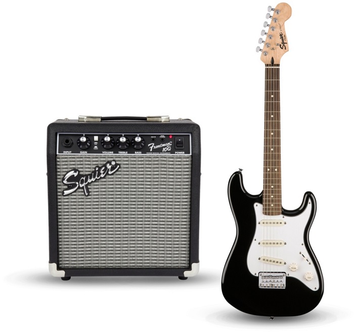 FENDER SQUIER STRAT PACK SSS BLACK