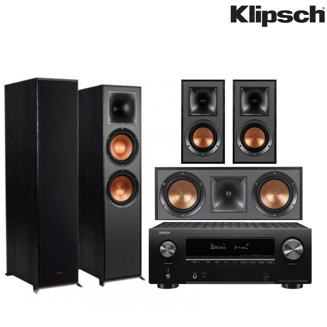 Denon AVR-X2800H 8K (7.2 сh) + Klipsch R-820F/R-52C/R-41M set 5.0