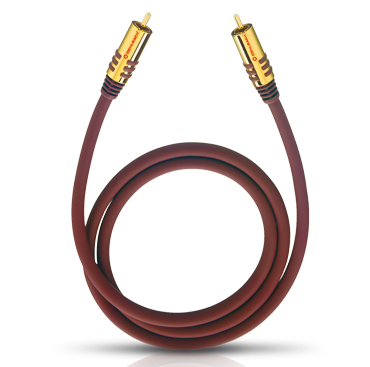 OEHLBACН 2054 NF Subwoofercable 2,0m bordeaux
