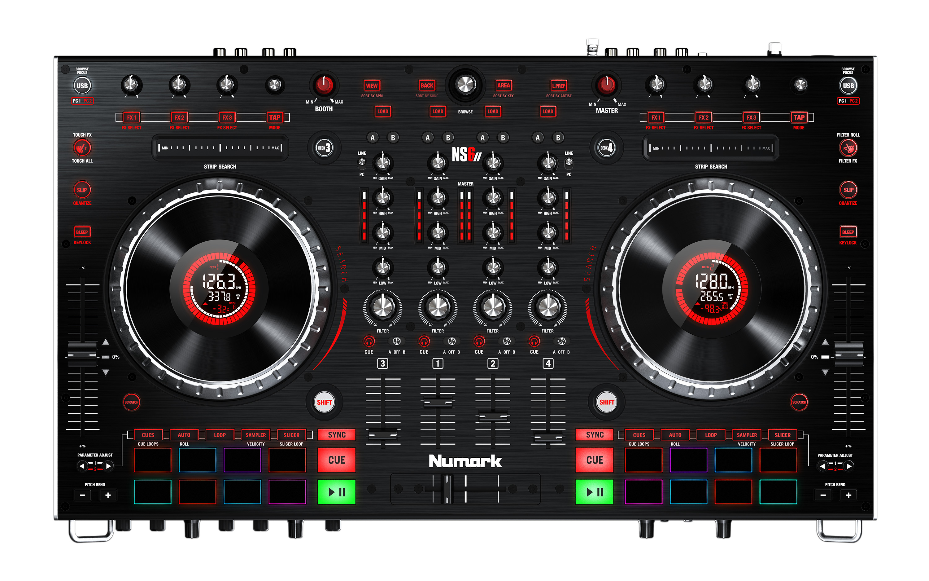 NUMARK NS6II 4-Channel Premium