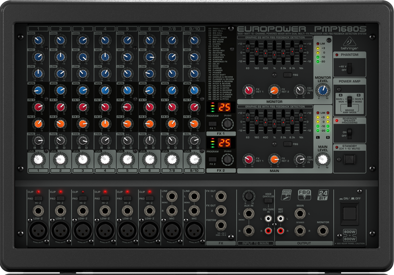 BEHRINGER PMP1680S