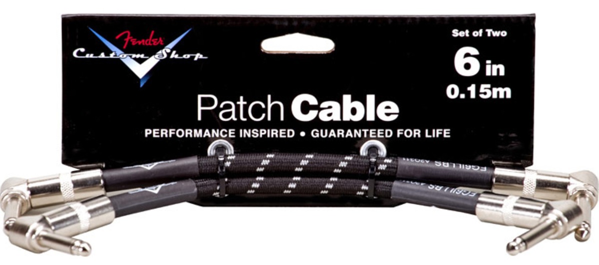 FENDER CUSTOM SHOP PERFORMANCE CABLE 6 TWO PACK BTW