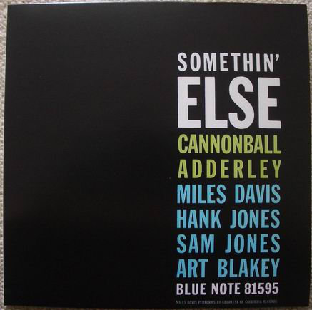 CANNONBALL ADDERLEY - SOMETHING ELSE 1958/2008 (7243 4 95329 1 5) BLUE NOTE/EU MINT (0077774633819)
