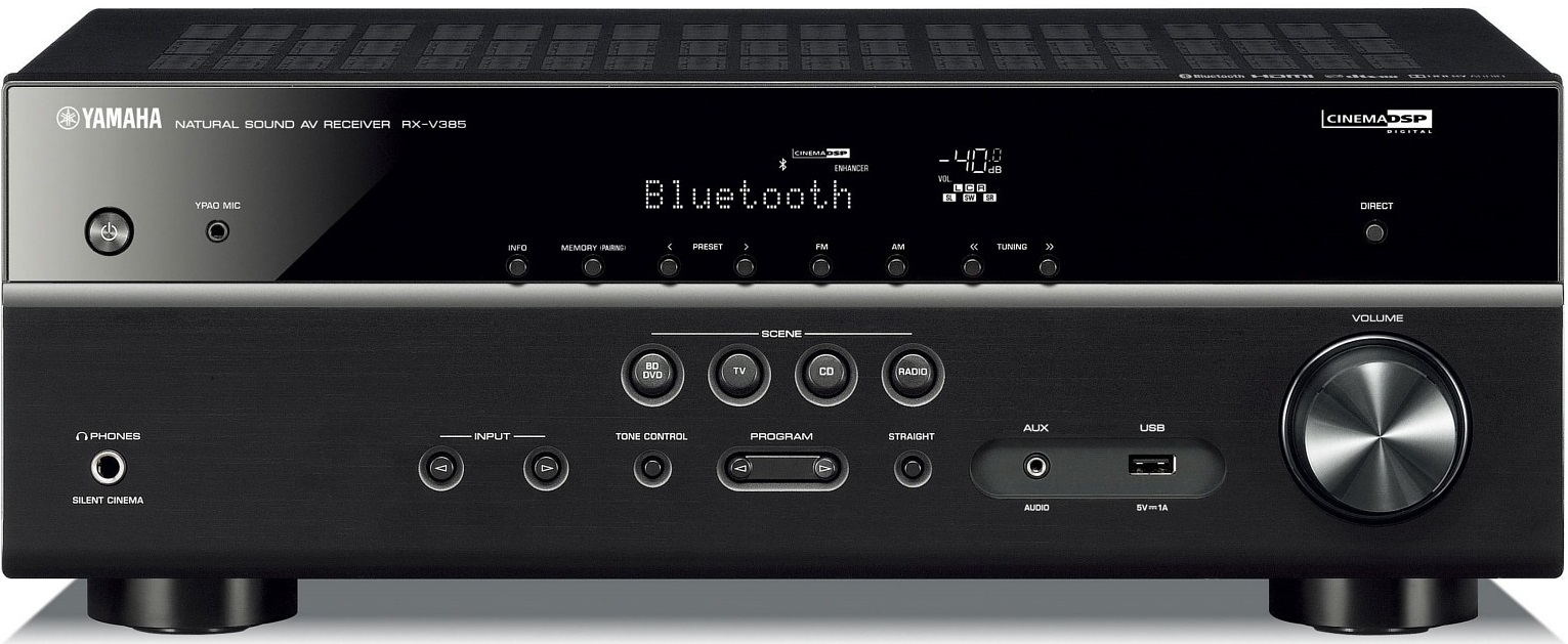 Yamaha RX-V385 Black