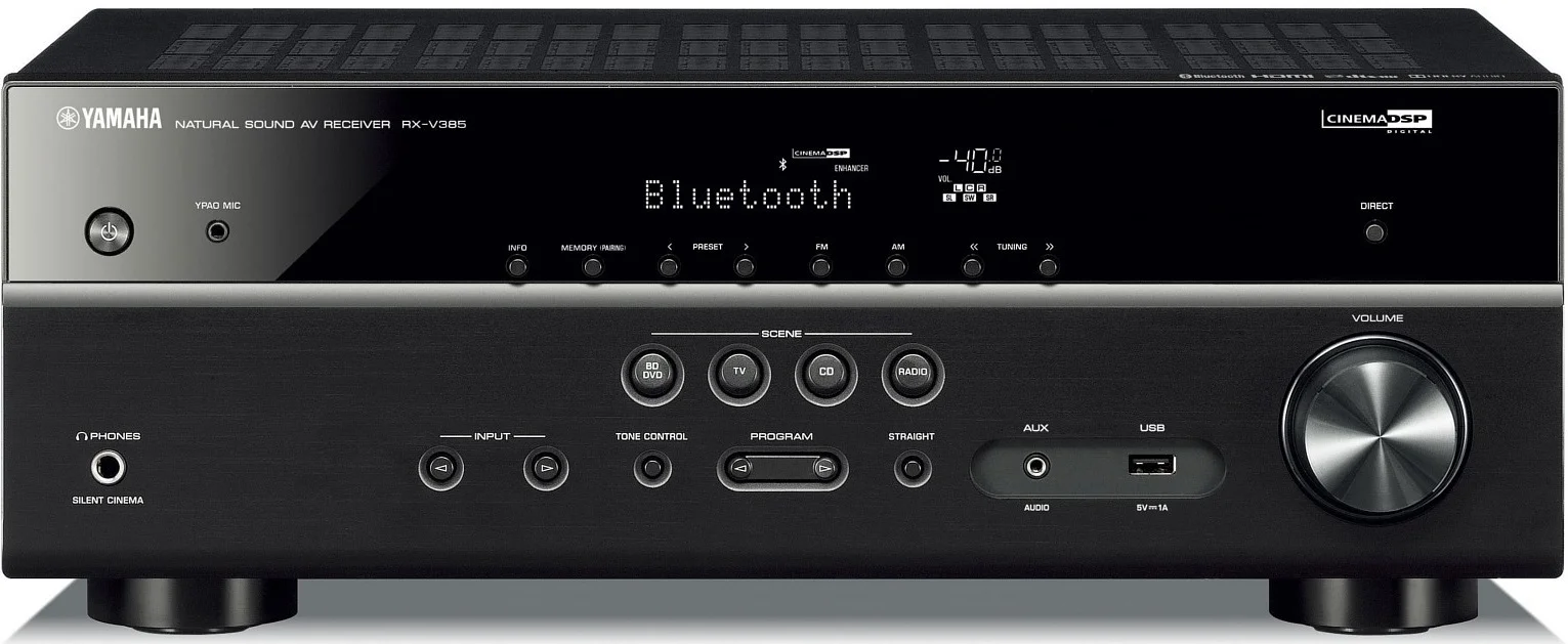 Yamaha RX-V385 Black