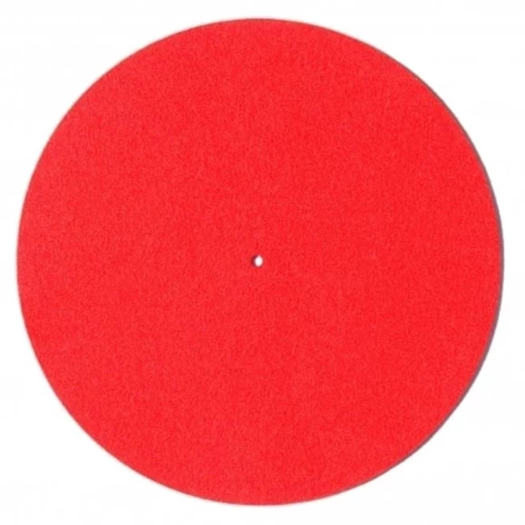 Rega Turntable Mat Red