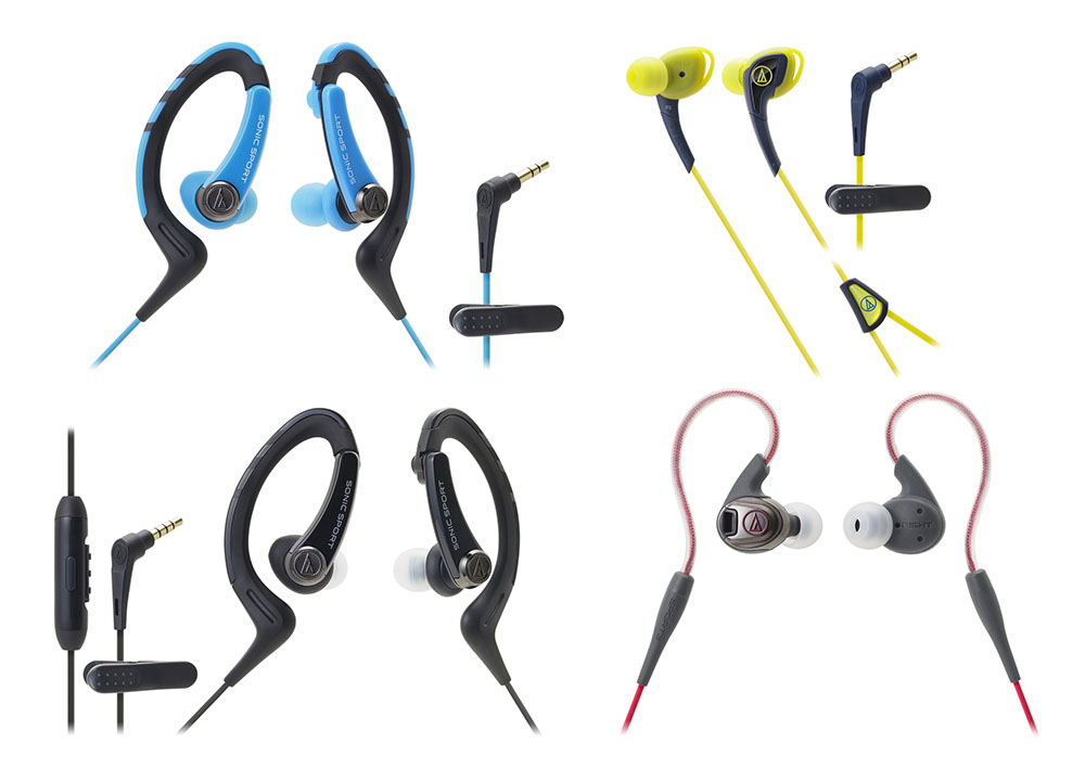 Audio-Technica представляет новые наушники для спорта.