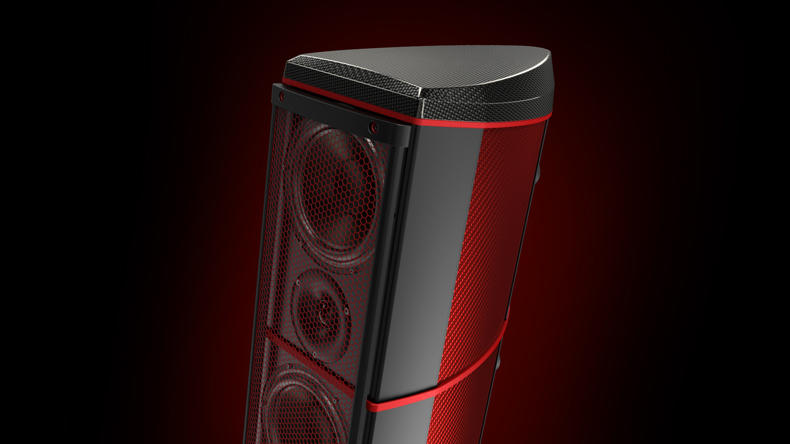 Цветной углеволоконный композит впервые в акустике