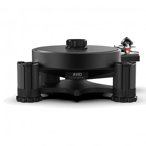 Черный виниловый проигрыватель Avid Acutus