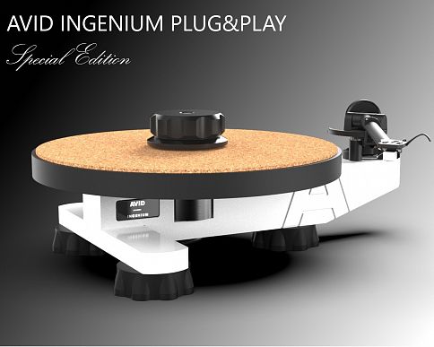 Белый виниловый проигрыватель AVID Ingenium Plug&Play «Special Edition»